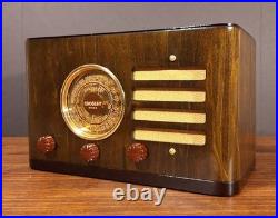 Old Antique Wood Crosley 517 Vintage Tube Radio Converted to a Bluetooth Speaker