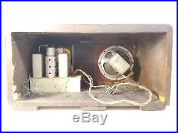 Old Antique Wood Sentinel Super Vintage Tube Radio Table Top Parts or Repair