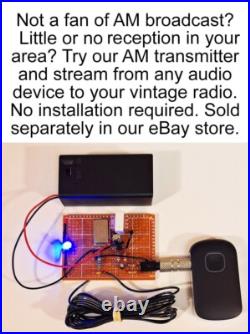 Old Antique Wood Stewart Warner R-1252A Vintage Tube Radio Restored & Working