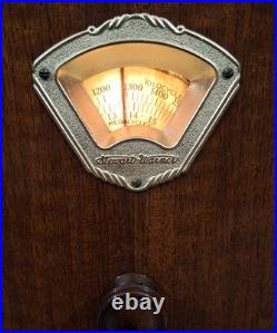 Old Antique Wood Stewart Warner R-1252A Vintage Tube Radio Restored & Working