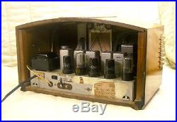Old Antique Wood Stromberg Carlson Vintage Tube Radio Restored & Working