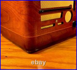 Old Antique Wood Vintage Restored Art Deco Radio Converted to a Bluetooth SPK