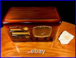 Old Antique Wood Vintage Restored Art Deco Radio Converted to a Bluetooth SPK