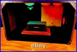 Old Antique Wood Vintage Restored Art Deco Radio Converted to a Bluetooth SPK