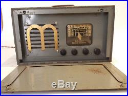 Old Vintage Minerva Tropic Master Short Wave Military Tube Radio Radio Receiver