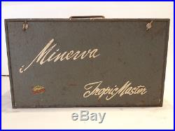 Old Vintage Minerva Tropic Master Short Wave Military Tube Radio Radio Receiver