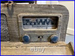 Old Vintage Wards-Airline Tube Radio Model Series 6B10 Parts/Repair UNTESTED