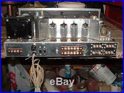 Old vintage receiver amplifier stereo tube (7868) radio (FISHER 400)