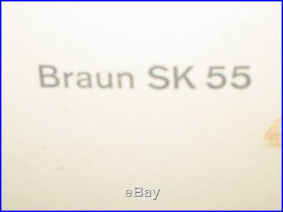 Original Vintage BRAUN SK55 Dieter Rams Design Tube Radio Gugelot Radiogram