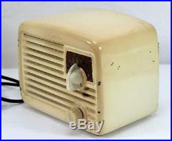 Original Vintage Silvertone Midget Tube Radio Model 6002 Works