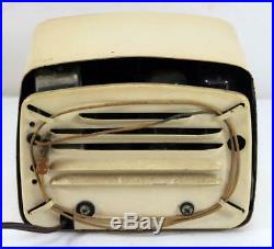 Original Vintage Silvertone Midget Tube Radio Model 6002 Works