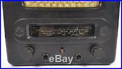 Original Vintage Tube Radio Aeg Ve 301 Dyn Telefunken Ww2 Wwii Army Military