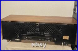 PHILIPS SATURN 641 STEREO Rare Vintage Tube Radio Receiver 11 ELL80 1960 PHILIPS SATURN 641 STEREO Rare Vintage Tube Radio Receiver 11 ELL80 1960