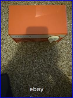 PINK TUBE RADIO vintage ZENITH Model F508V coral RARE 1960's Works! B1/2