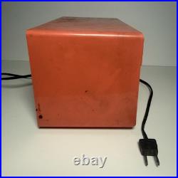 PINK TUBE RADIO vintage ZENITH Model F508V coral RARE 1960's Works READ