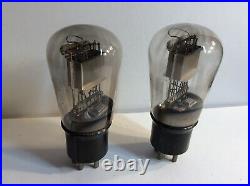 Pair (2) PTT0 French RT Audio Radio Vintage Tube Akin of Western Electric 104D