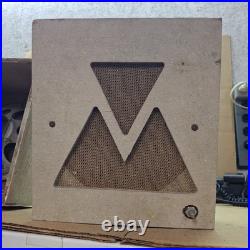 Pair Vintage Tube Radio Speaker Cabinets w Original Speakers Great Plains