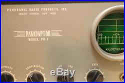 Panoramic Pan-Adapter Vintage Tube Ham Radio Tube Looks Great