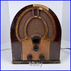 Philco Jr Model 81 Cathedral Tube Radio 1933 Works Superheterodyne Vintage