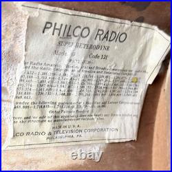Philco Jr Model 81 Cathedral Tube Radio 1933 Works Superheterodyne Vintage