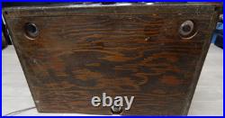Philco Model 37-84 Cathedral Tube Radio Wood Cabinet 1930s Vintage