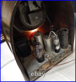Philco Model 37-84 Cathedral Tube Radio Wood Cabinet 1930s Vintage