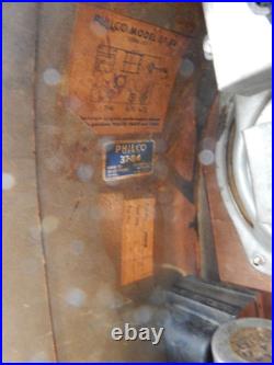 Philco Model 37-84 Cathedral Tube Radio Wood Cabinet 1930s Vintage
