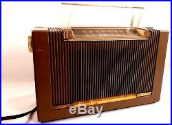 Philco Model 53-651 Tube 1950's Radio Mid Century Modern Brown Vintage RARE