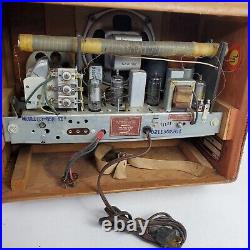 Philco Tube Radio 53-658 Portable AM Special Services Vintage Rare Collectible