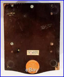 Philco Vintage 1930s Mystery Remote Control Tenite Bakelite AM Console Wooden