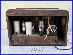 Philco Vintage 5-tube AM/Police band radio introduced In 1938 Model 38-62