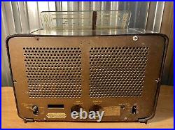 Philips 462A Vintage 1940s Valve Tube Radio Bakelite UK Made Untested