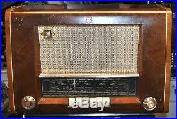 Philips European Vintage Collectable Short Wave Radio 1951-52 Clean & Works Nice