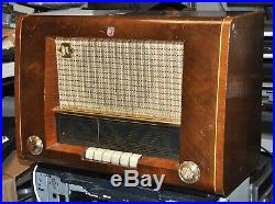 Philips European Vintage Collectable Short Wave Radio 1951-52 Clean & Works Nice
