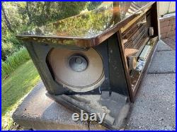 Philips Norelco Stereo Reverbeo Hifi Tube Radio B7X14A Vintage Antique Works