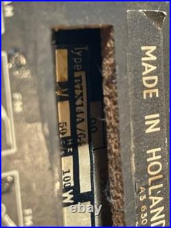 Philips Norelco Stereo Reverbeo Hifi Tube Radio B7X14A Vintage Antique Works