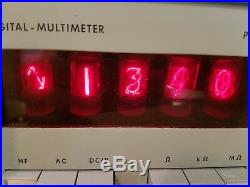Philips PM2421 Digital Multimeter Vintage NIXIE TUBE Cold Cathode Amateur Radio
