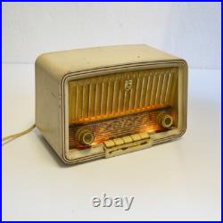 Philips Philetta Model BD 244U Old Radio Vintage Tube Radio Defective Philips Philetta Model BD 244U Old Radio Vintage Tube Radio Defective
