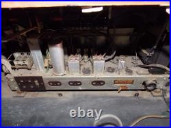 Philips Vintage B5X84A Tube Radio for parts or repair. AS IS