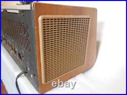 Philips Vintage B5X94A/64 Tube Radio for parts or repair. AS IS. Power On Tested