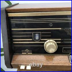 Philips Wooden Vintage Tube Radio B4X23A Made In Holland RARE Model WORKING