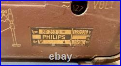 Phillips Vintage German BD263U Tube Short Wave Radio. Untested Sold As Is