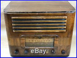 Phonola Vintage Wooden Radio 40A75-P Operated Receiver Made in the 1930s NICE