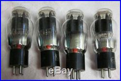 Quad 2A3 Vacuum tubes power output radio or amp vintage all RCA