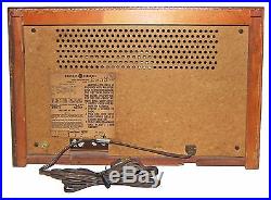 RAREVintage 1960 GE T-150 Musaphonic Tabletop 6-Tube Dual Speaker Radio! WORKS