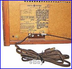 RAREVintage 1960 GE T-150 Musaphonic Tabletop 6-Tube Dual Speaker Radio! WORKS