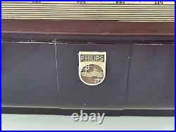 RARE 1952/1953 Vintage Philips BX320A Bakelite Tabletop Tube Radio- Belgium Made