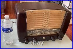 RARE 1952/1953 Vintage Philips BX320A Bakelite Tabletop Tube Radio- Belgium Made