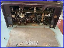 RARE 1952/1953 Vintage Philips BX320A Bakelite Tabletop Tube Radio- Belgium Made