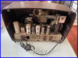 RARE 1952/1953 Vintage Philips BX320A Bakelite Tabletop Tube Radio- Belgium Made